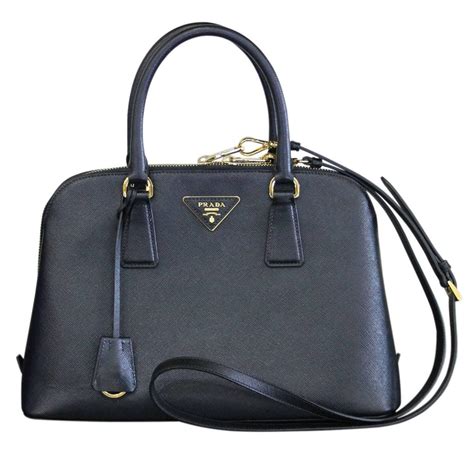 prada double saffian0 black shoulder bag|prada saffiano tote price.